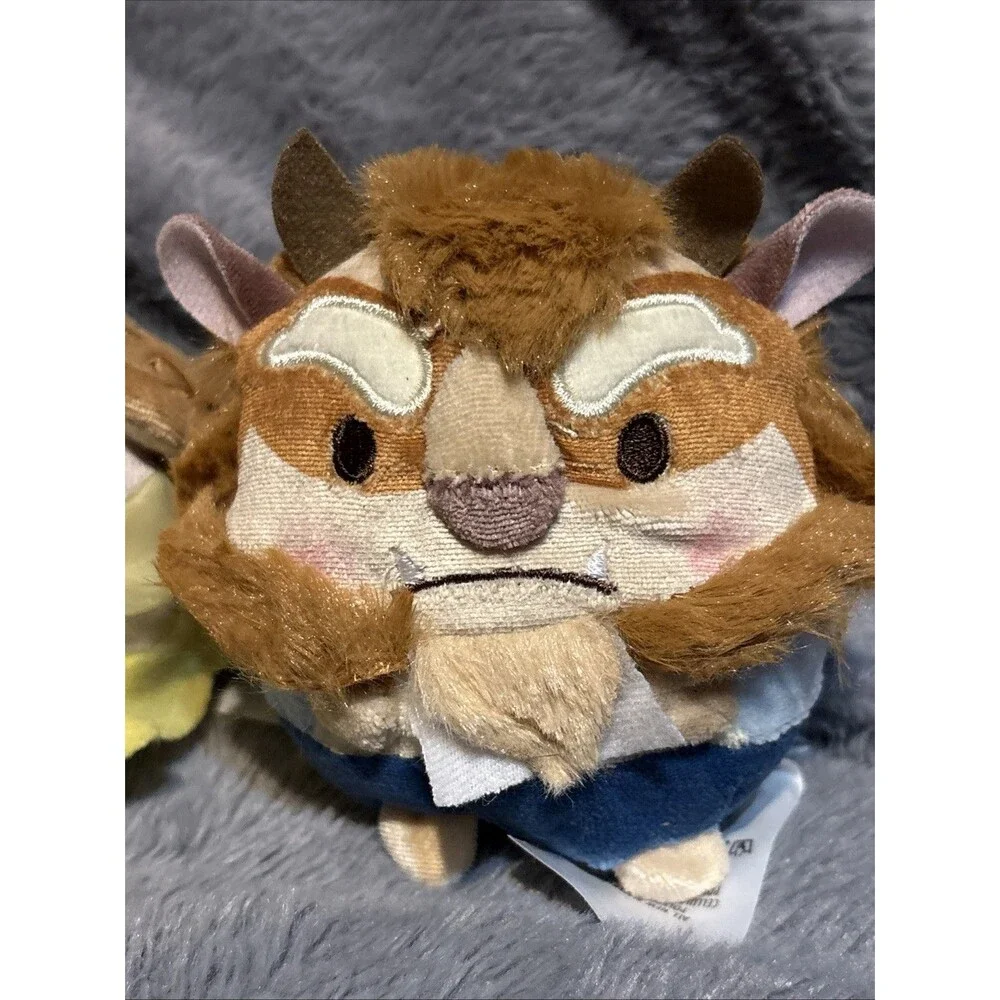 Disney Store Ufufy Plush Mini Toys Belle And Beast Beauty And The beast Stuffies
